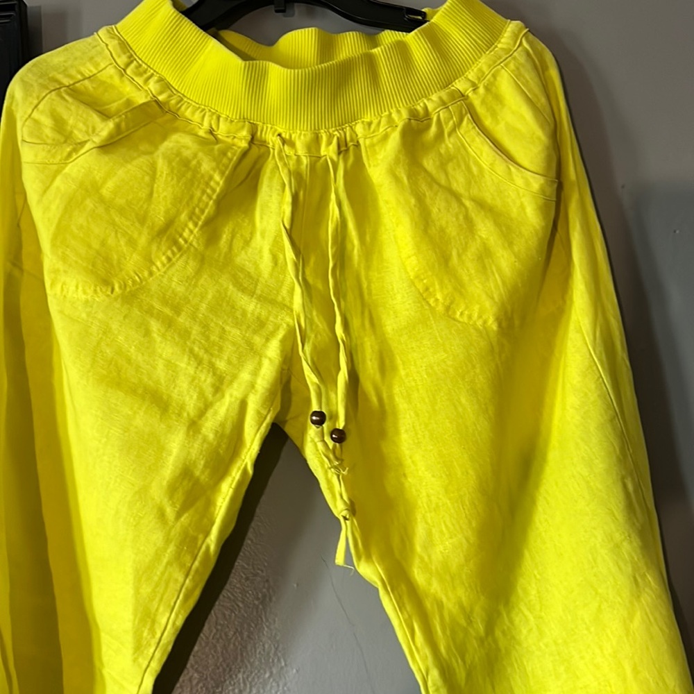 Yello flare pants